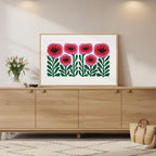 Framed Floral Wall Art for Bedroom, Large Pink Flower Canvas Artwork for Living - Image 8