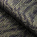 FunStick 24"x394" Black and Gold Grasscloth Peel and Stick Wallpaper Textured by FunStick