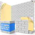 12 Pack Acoustic Panels with Self Adhesive, Soundproof Wall Panels, Brick Sound by NEPIS