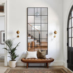 Window Mirrors for Wall Decor, Large Wall Mirrors Decorative Window Pane 30 x 70 - Image 6