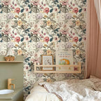 Jeweluck Floral Wallpaper Peel and Stick Vintage Floral Contact Paper Peel and - Image 5