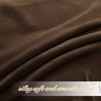 NICETOWN Brown Velvet Curtains, Thermal Insulated Sound Reducing Heavy Matt - Image 4