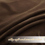 NICETOWN Brown Velvet Room Darkening Curtains, Home Decor Light Blocking - Image 5