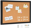 DOLLAR BOSS Cork Board for Wall 36" x 24" Bulletin Board for Wall by DOLLARBOSS
