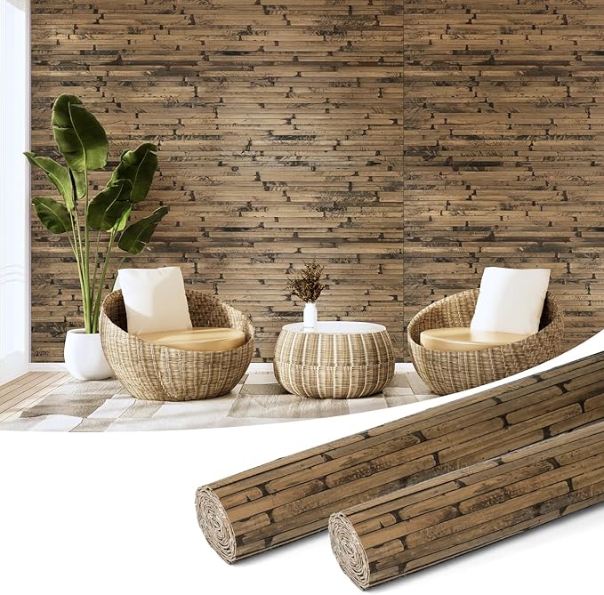 Art3d Natural Bamboo Wall Panel by Art3d