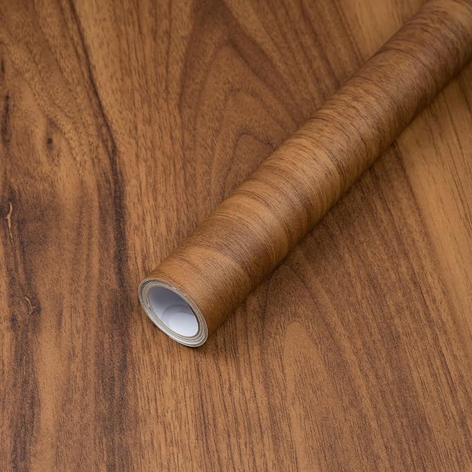 Decoroom Wood Grain Contact Paper Peel and Stick, Vintage Thicken Wood Contact by Arrost