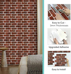 Commomy Peel and Stick Brick Backsplash - Image 5