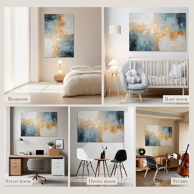 Soon Global 8-Pack Acoustical Wall Panels, 48 X 32 Inches Art Acoustic Panels - Image 5