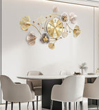 Clocks for Living Room, Large Wall Clock, 3D Silent Wall Clock, Retro Metal - Image 5