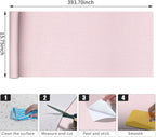 15.75"x393.7" Grasscloth Peel and Stick Wallpaper Pink Textured Contact Paper - Image 9