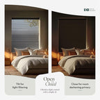 CHICOLOGY Cordless Mini Blinds for Indoor Windows, 31.5" W x 48" H, Light - Image 6
