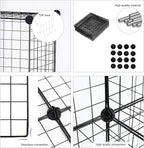 C&AHOME Wire Cube Storage, 8-Cube Organizer Metal C Grids Storage, Storage Bins - Image 6