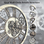 HOIBAI Large Wall Clock, Wall Clocks - Image 5