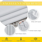 NICETOWN Patio Door Curtain 132 inches Long, Grommet Room Divider Curtain Panel - Image 5