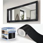 TIANLDD 27 FT Wood Grain Wallpaper Border, Removable Waterproof Mirror Border by TIANLDD