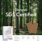 Olanglab Wood Wall Panels 4 Pack, Wood Slat Acoustic Wall Panels, 94.5"x12.6" - Image 5