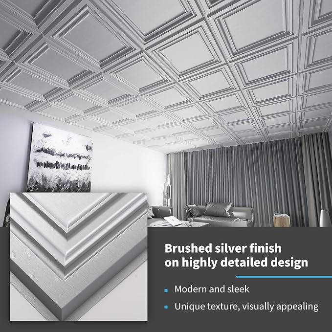 Art3d PVC Ceiling Tiles - Image 3