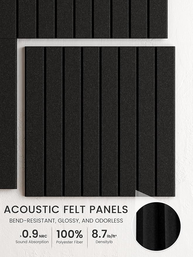 Bumusty Large Cork Board Alternative-48 x 36" Felt Bulletin Board Tiles - Image 3