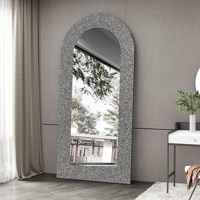 CRE8TIVE Charcoal Grey Holographic Glitter Wallpaper Border Peel and Stick - Image 3