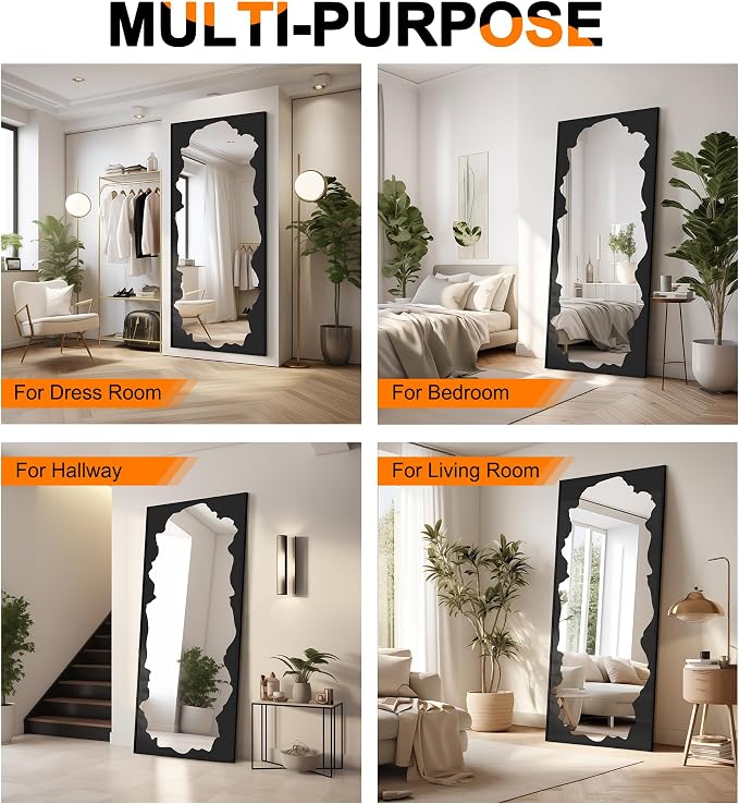 Full-Length Mirror Free Standing Leaning Mirror - Image 7