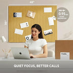 VIVELDA Large Bulletin Board 48"x36" - Image 4