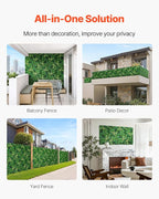 VEVOR Artificial Grass Wall Panels, 3D Combination Greenery Boxwood Panel - Image 5