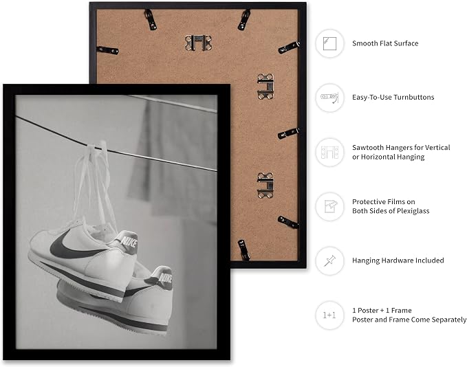 Poster Master Shoes in Clothesline Print - Image 2