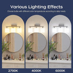 PARTPHONER Bathroom Light Fixtures, Bathroom Lighting Fixtures Over Mirror - Image 6