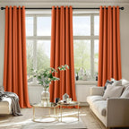 MIULEE Blackout Curtains for Bedroom Living Room 2 Panels, Thermal Insulated - Image 6