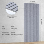 5 Pack Acoustic Panels, 47.2 x 23.6 x 0.35 Inch Sound Proof Panels - Image 2