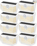 HMCITY 120 LED Solar Lights Outdoor by LightingUpYourLife