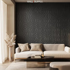 Wall!Supply - 3D Wall Panels – Flow Line Black Wall Covering - Lightweight - Image 7