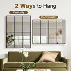 Window Mirrors for Wall Decor, Wall Mirrors Decorative Window Pane 30 x 40 - Image 4