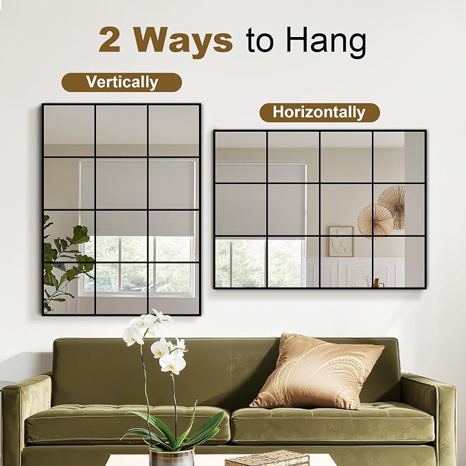Window Mirrors for Wall Decor, Wall Mirrors Decorative Window Pane 30 x 40 - Image 4