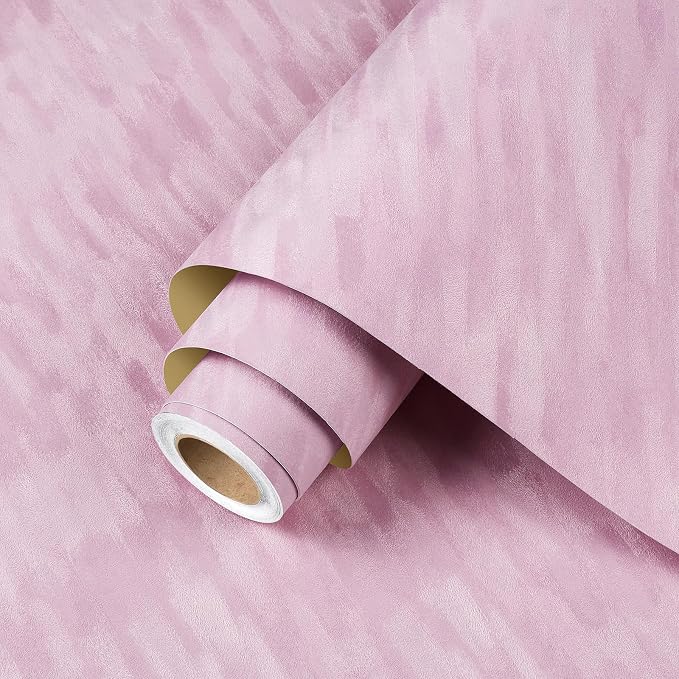 ReWallpaper Pink Velvet Wallpaper Peel and Stick Elegant Pastel Pink Wallpaper - Image 8