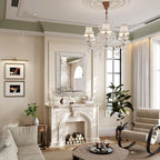 Kelly Miller 30"x40" Jeweled Bathroom Wall Mirror, Large Rectangle Decorative - Image 9