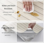 Haimin Wood Grain Slat Wall Panels Peel and Stick Faux Wood Thick Wallpaper - Image 6