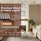 Avana Acoustic Wood Wall Panels – 93.2x11.25 Inch Panels – Fits 94x12 Layout – - Image 4