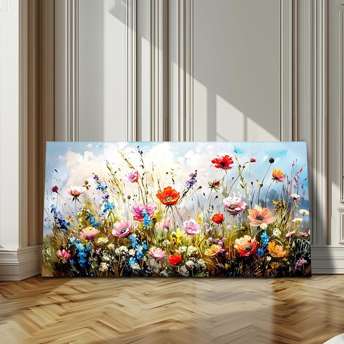 SERIMINO Large Wall Art for Living Room Canvas Prints, Nature Floral Botanical - Image 6