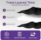 Extra Large Sound Dampening Blanket, Noise Cancelling Studio Acoustic - Image 3