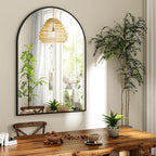 XRAMFY 30x38 Inch Arched Bathroom Mirror - Image 7