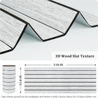 White/Grey 3D Wood Slat Panels for Walls Peel and Stick PVC Slat Wall Paneling - Image 5