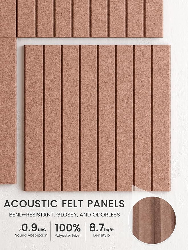Bumusty Large Cork Board Alternative-48 x 36" Felt Bulletin Board Tiles - Image 3