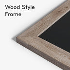 U Brands Magnetic Chalkboard, Rustic Wood Frame, Premium Matte Surface - Image 3