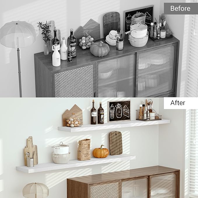 Vivelove 12 in Deep Floating Shelves - Image 4