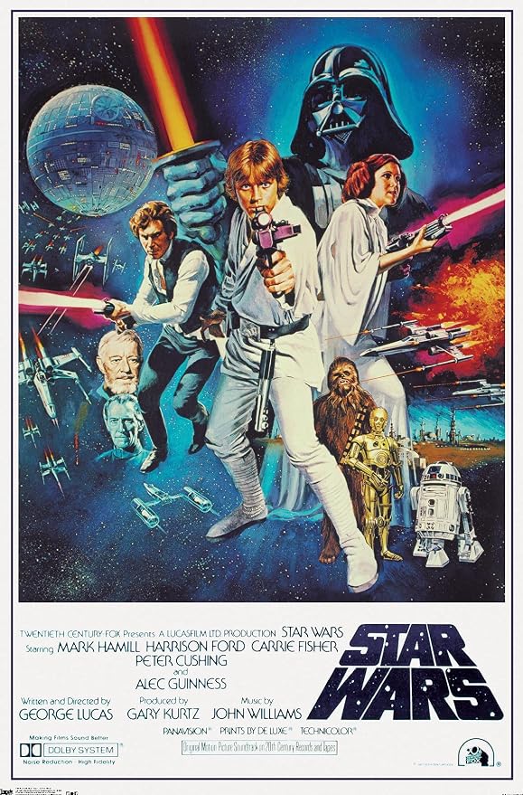 Trends International 24x36 Star Wars-V One Sheet Premium Wall Poster, 22.375" x by TrendsInternational