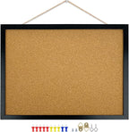 GDMINLO Black Cork Bulletin Board, 17.7 X 13.3 inches - Image 3