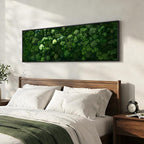 Large Framed Green Forest Wall Art - Image 2