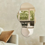 PERFNIQUE Irregular Wall Mirror Asymmetrical Mirror, Cloud Frameless, Wall - Image 6