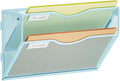 Marbrasse Wall File Holder 2-Tier Hanging Wall File Organizer, Mesh Mail Holder by Marbrasse